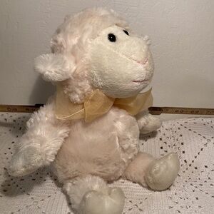 🌈 Soft lamb with ribbon stuffed toy